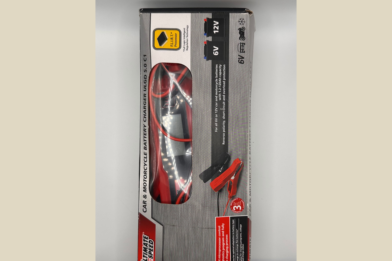 Bil & Motorcykel Batteriopladder 6V/12V - UltraSafe (Genbrugt)