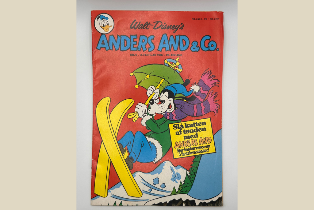 🦆 Anders And & Co. Nr. 6 - 1976 Vintage Disney 🎿