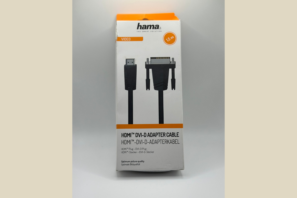 Hama HDMI til DVI-D Adapterkabel - 1,5m Video Kabel