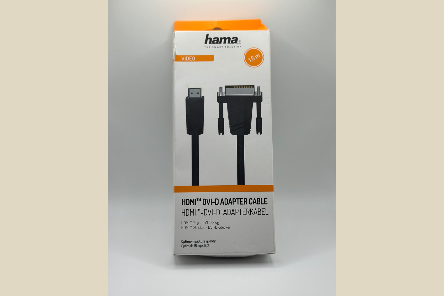 Hama HDMI til DVI-D Adapterkabel - 1,5m Video Kabel