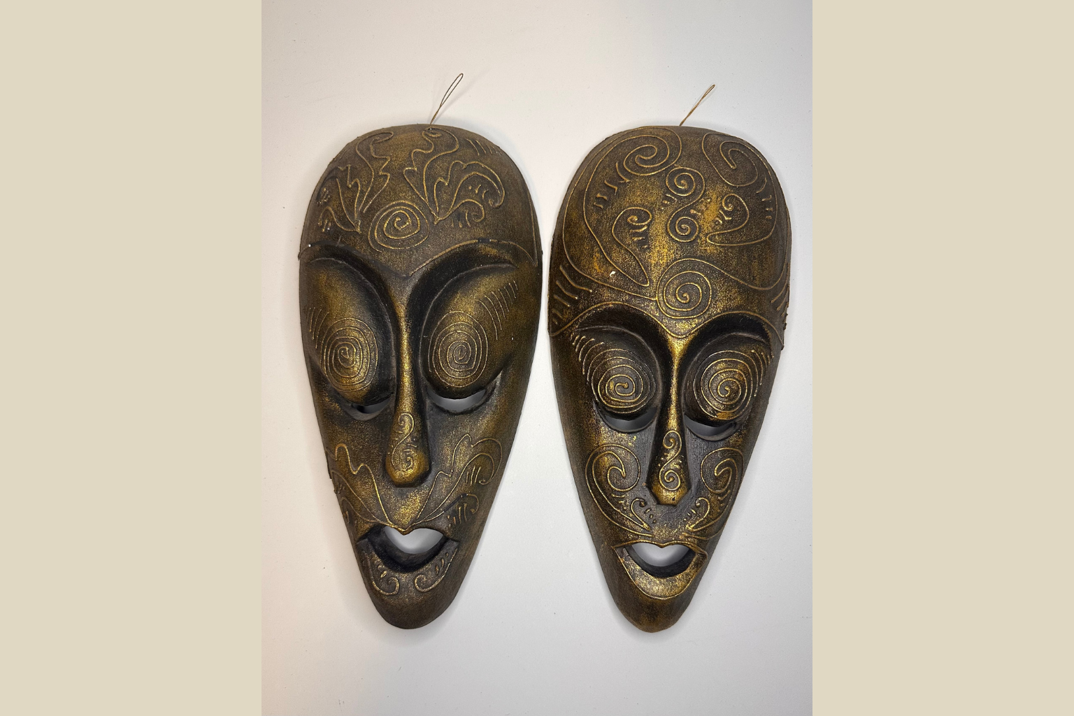 Dekorative Masker Sæt - Håndlavet Kunst