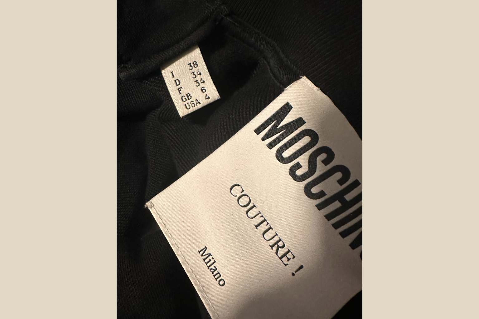 Moschino Milano Zip trøje - Størrelse 38