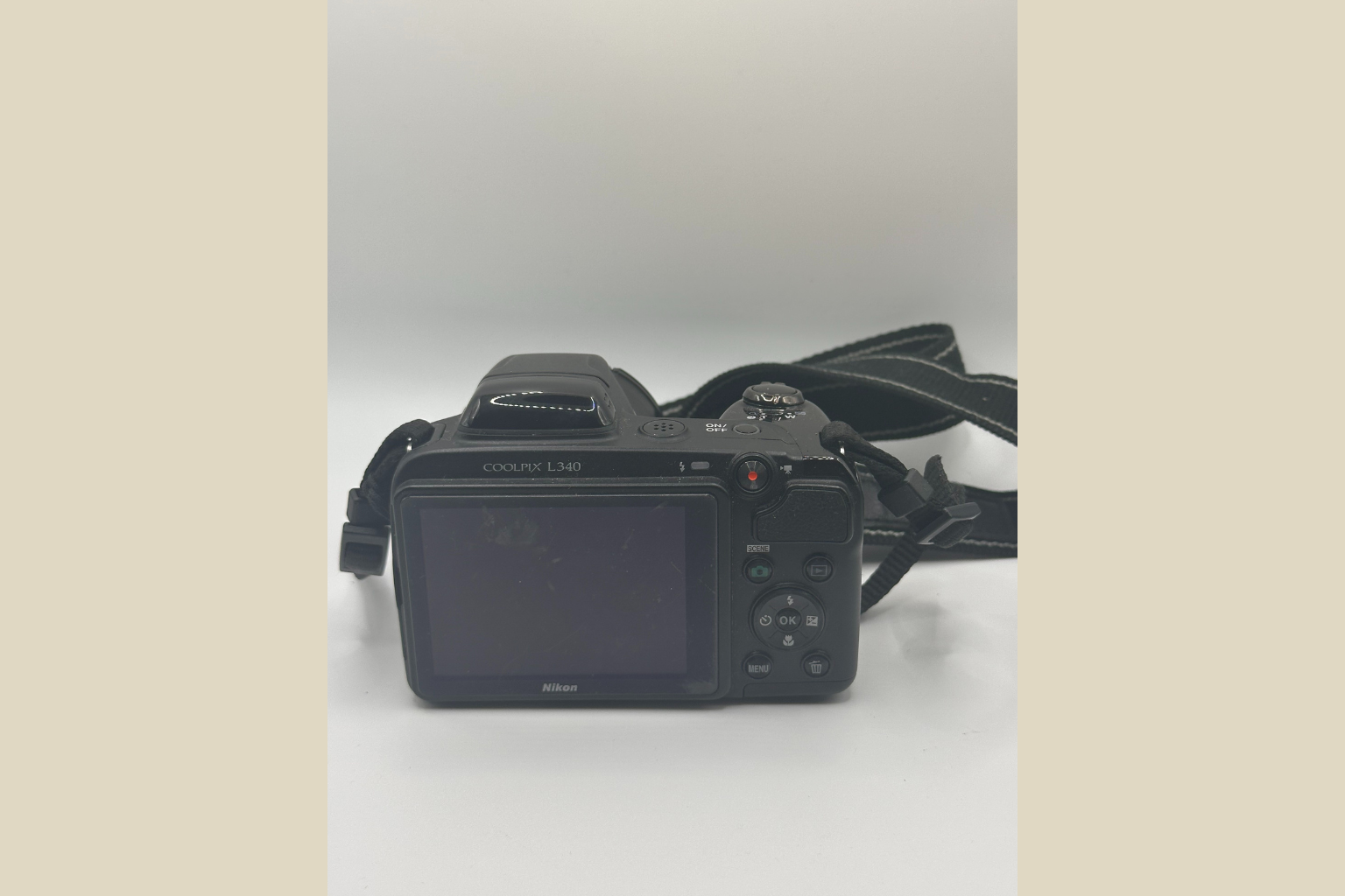 Nikon Coolpix L340 Digitalkamera - 20.2MP med 28x Zoom (Genbrugt)