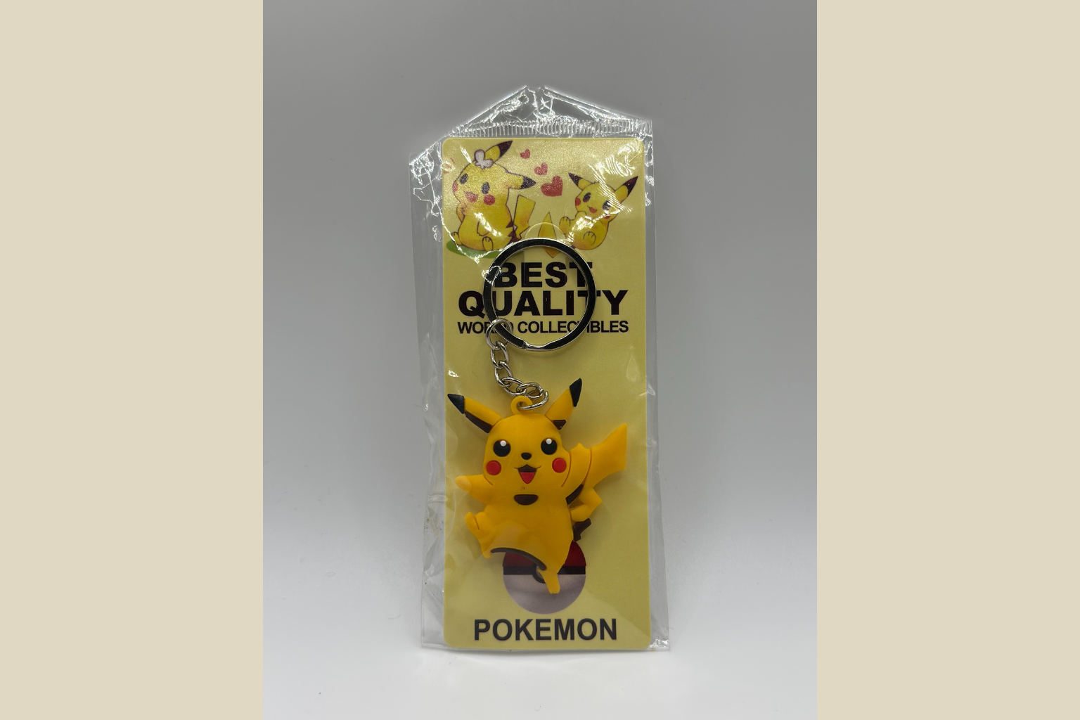 Pokémon Pikachu Nøglering - Best Quality World Collectibles