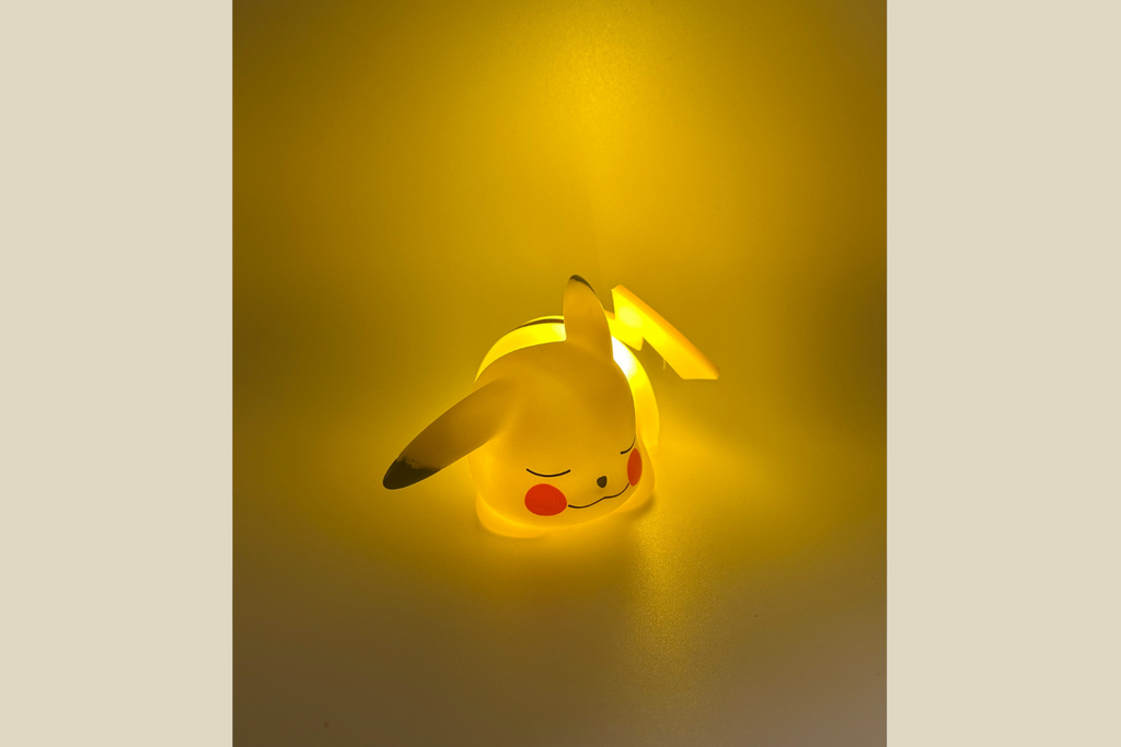 Pikachu Miniature Lampe - LED Batteridrevet Gul Lys Pokémon (Genbrugt)