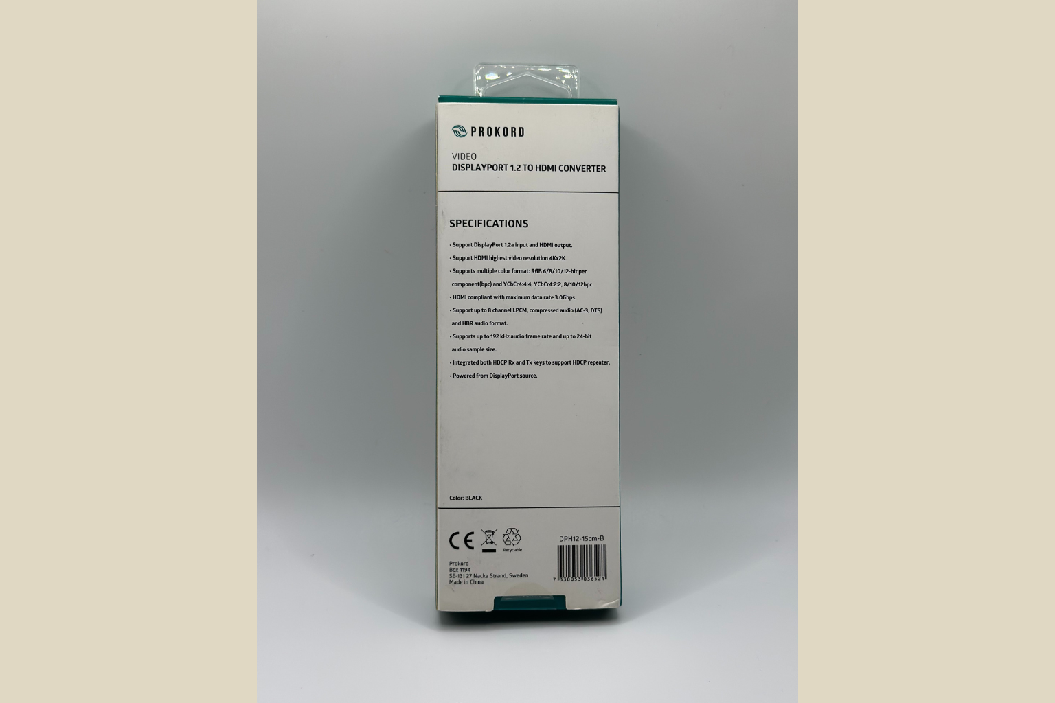 PROKORD DisplayPort 1.2 til HDMI Converter - Video Adapter