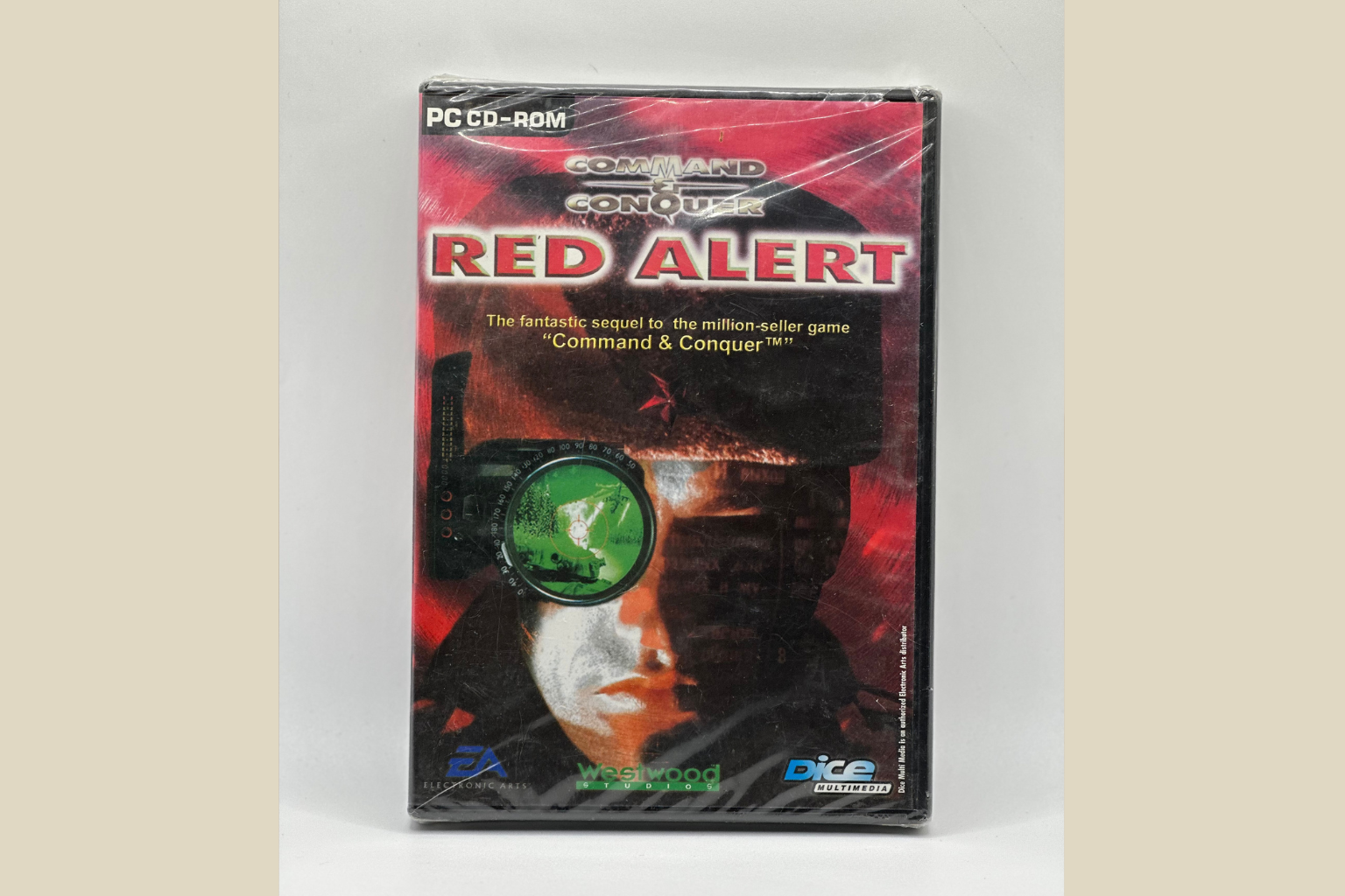 Command & Conquer Red Alert PC CD-ROM - Plomberet Original Spil
