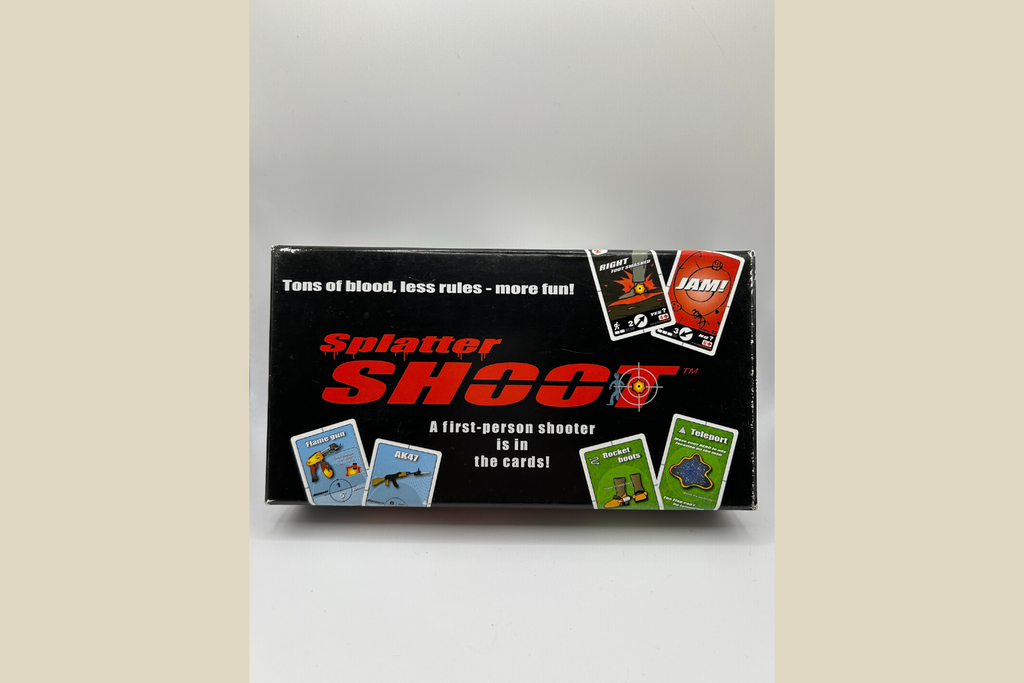 Splatter Shoot - First-Person Shooter Kortspil med Miniaturer (Genbrugt)