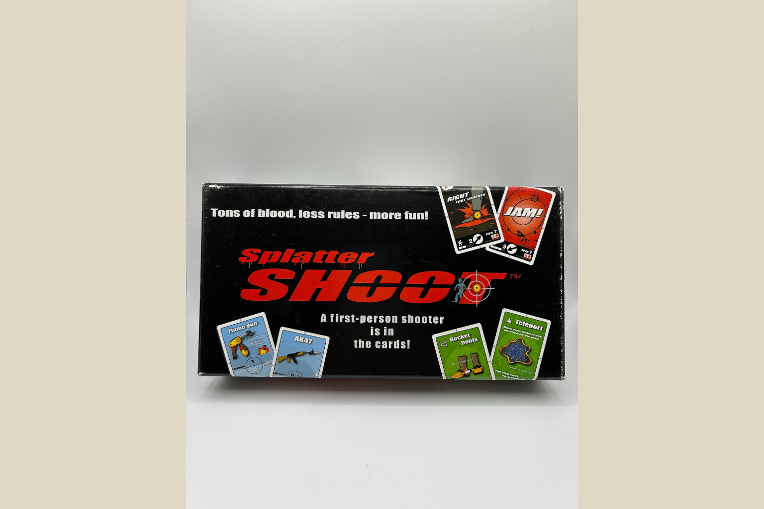 Splatter Shoot - First-Person Shooter Kortspil med Miniaturer (Genbrugt)