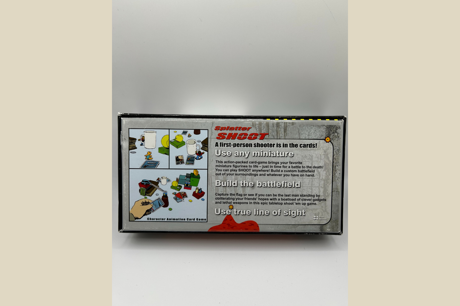 Splatter Shoot - First-Person Shooter Kortspil med Miniaturer (Genbrugt)